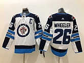 Winnipeg Jets #26 Blake Wheeler White Adidas Stitched Jersey,baseball caps,new era cap wholesale,wholesale hats